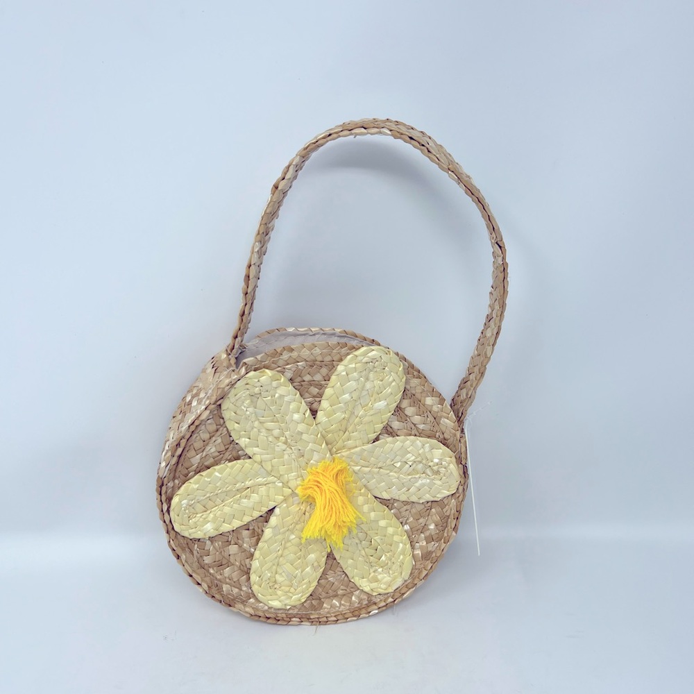Ruby & Ry Straw girls handbag flower kid’s gift NWT